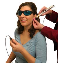 Point detection and laser treatment