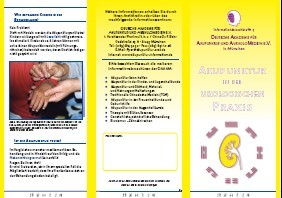 Patienten-Flyer, DAA - Akupunktur in der urologischen Praxis - 50 Stk.