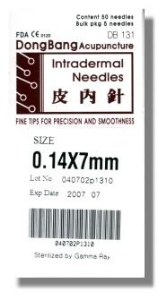 DongBang, DONGBANG Intradermal Needles - 0.14X7mm