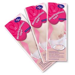 Menstruationstape Cure Tape, Set für 3 Monate