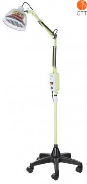 TDP-Stehlampe mit Doppelkopf, Wärmelampe